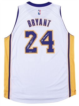 Kobe Bryant Autographed Los Angeles Lakers Jersey Inscribed "20 Seasons" - LE 24/124 (Panini)